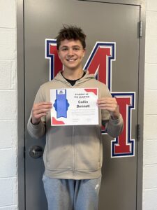 Maple Hill student Collin Bennett