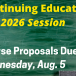 Continuing Education: Fall Course Proposals Now Open