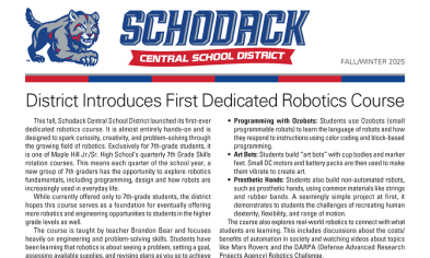 Fall/Winter 2025 District Newsletter Available Online