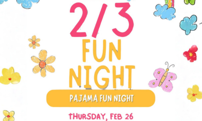 Grades 2–3 Fun Night on Feb. 26, RSVPs Due Feb. 23