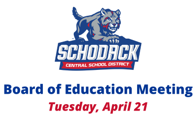 Board of Education Meeting: Tuesday, April 21
