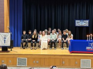 Maple Hill students at the 2026 National Junior Honor Society Induction,