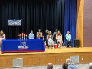 Maple Hill students at the 2026 National Junior Honor Society Induction,