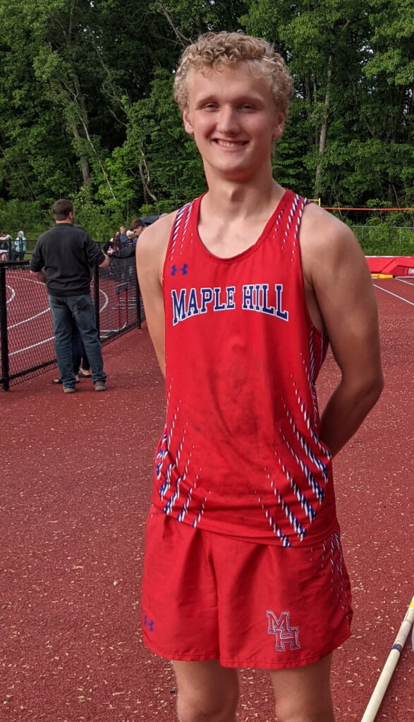 Maple Hill senior Aiden Hacker
