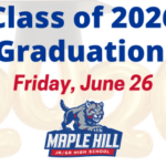 Class of 2026 Graduation Rehearsal & Ceremony: Friday, June 26 (UPDATED)