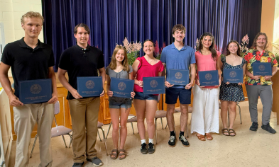Class of 2026 Top 10 Seniors Honored at Board Meeting