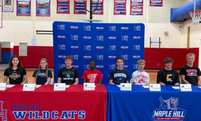 Eight Seniors Sign Letters of Intent for College Athletics
