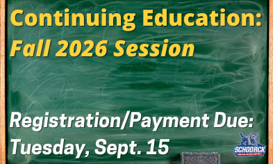 Continuing Education: Course Catalog & Registration (Fall 2026)
