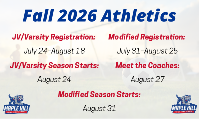Fall 2026 Athletics: Registration & Information