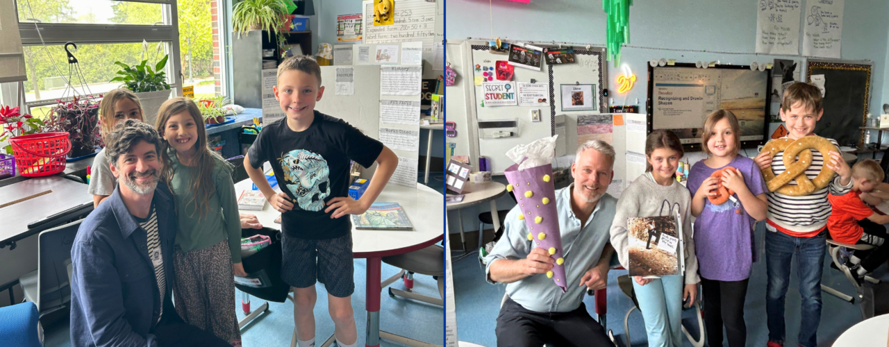 Castleton Elementary Students and Visiting Authors