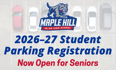 Class of 2027 Senior Parking Registration