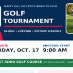 Maple Hill Athletics Booster Club Golf Tournament: Saturday, Oct. 17