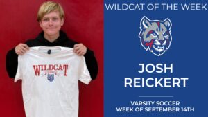 Maple Hill student Josh Reickert
